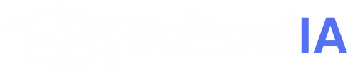 School IA Logo Blanc et Bleu