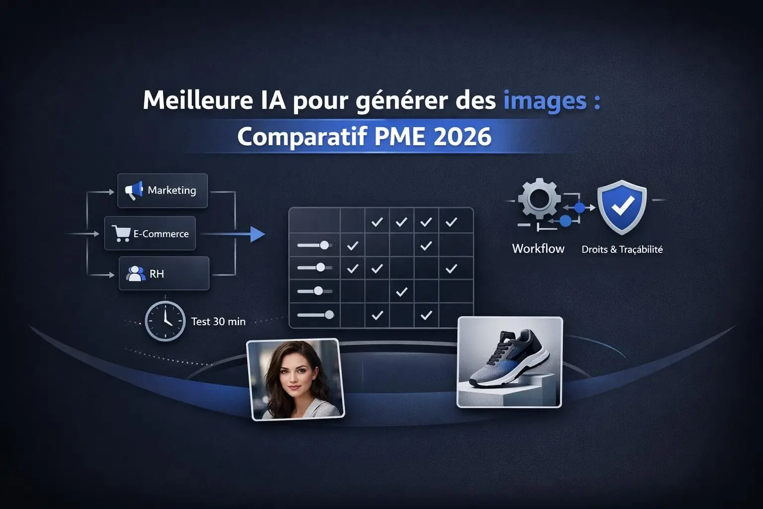 Meilleure IA pour générer des images : comparatif PME 2026