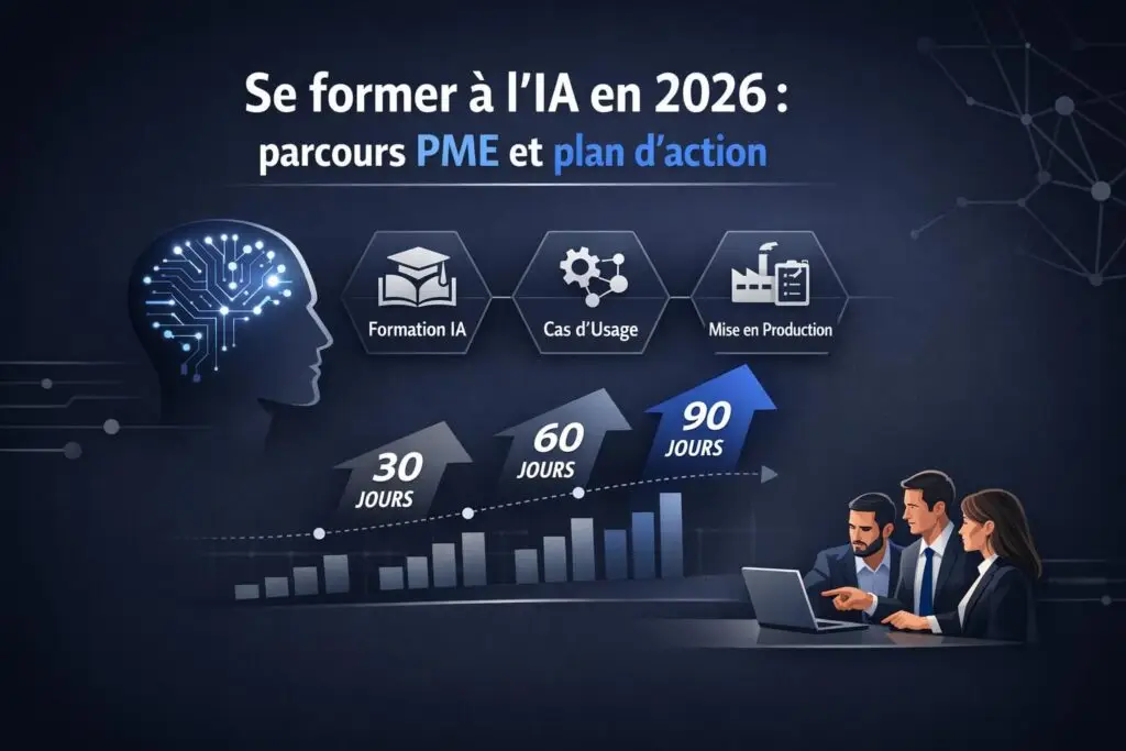 Se former à l’IA en 2026 : parcours PME et plan d’action