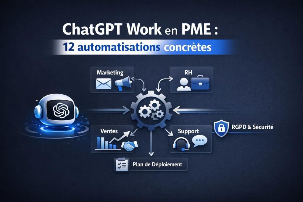 ChatGPT Work en PME : 12 automatisations concrètes