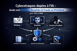 Cyberattaques dopées à l’IA : guide anti phishing, deepfake et fraude au président pour TPE et PME