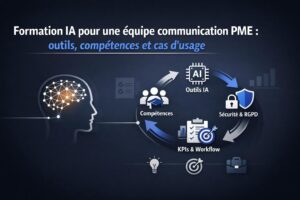 Formation IA pour une équipe communication PME : outils, compétences et cas d’usage