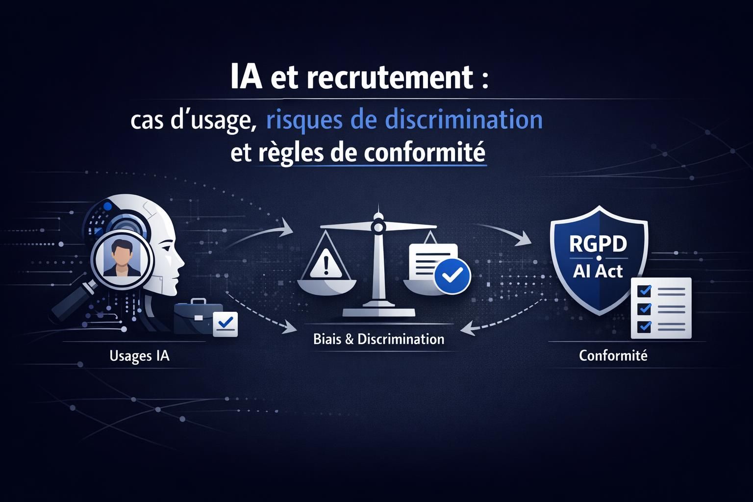 IA et recrutement : cas d’usage, risques de discrimination et règles de conformité